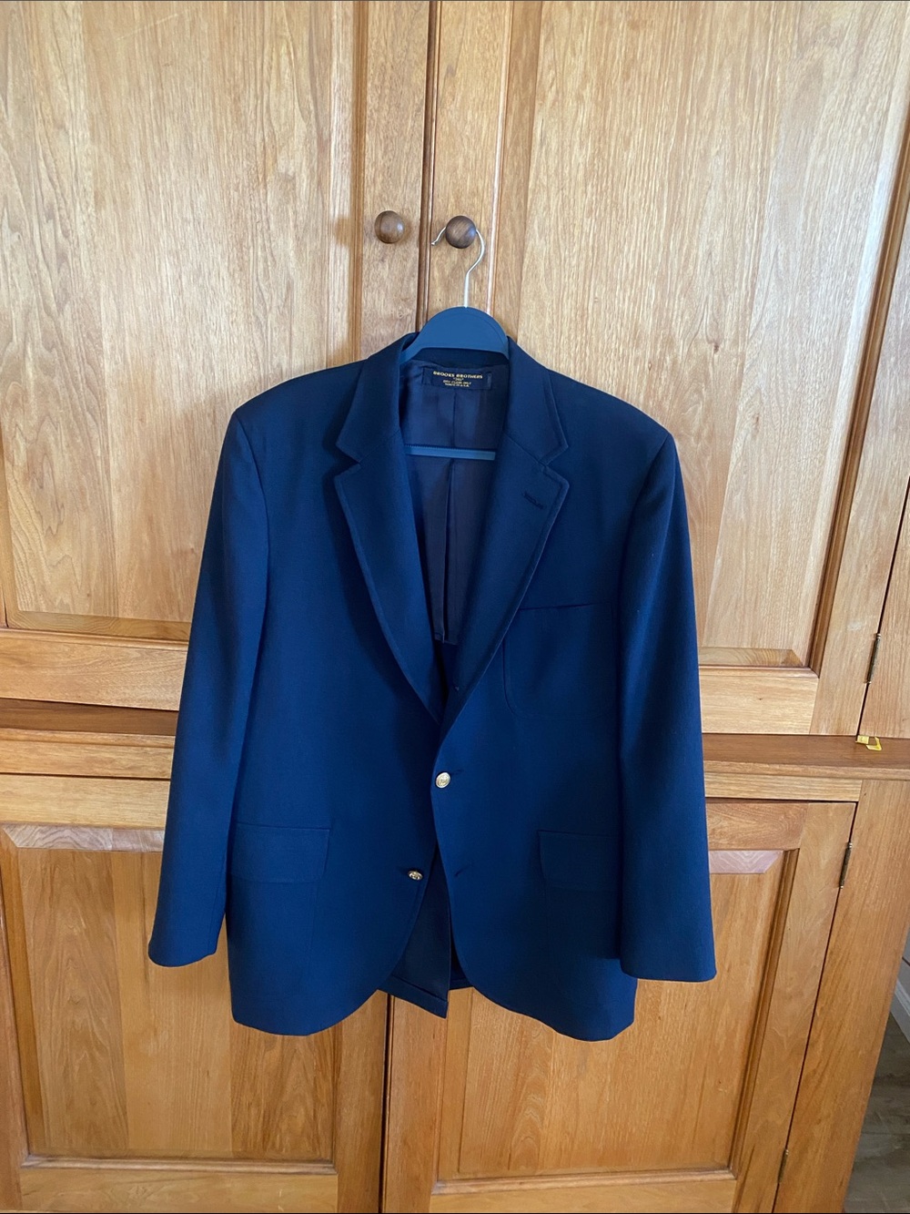 Brooks Brothers Dark Navy Three Button Blazer